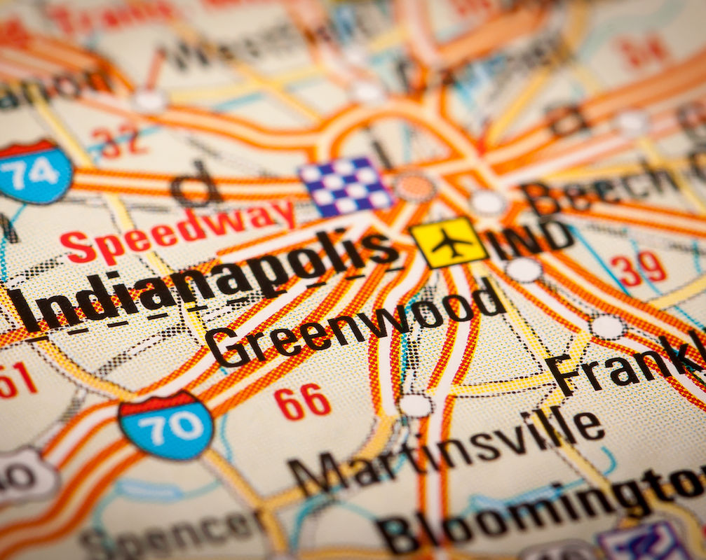 Redistricting map indiana